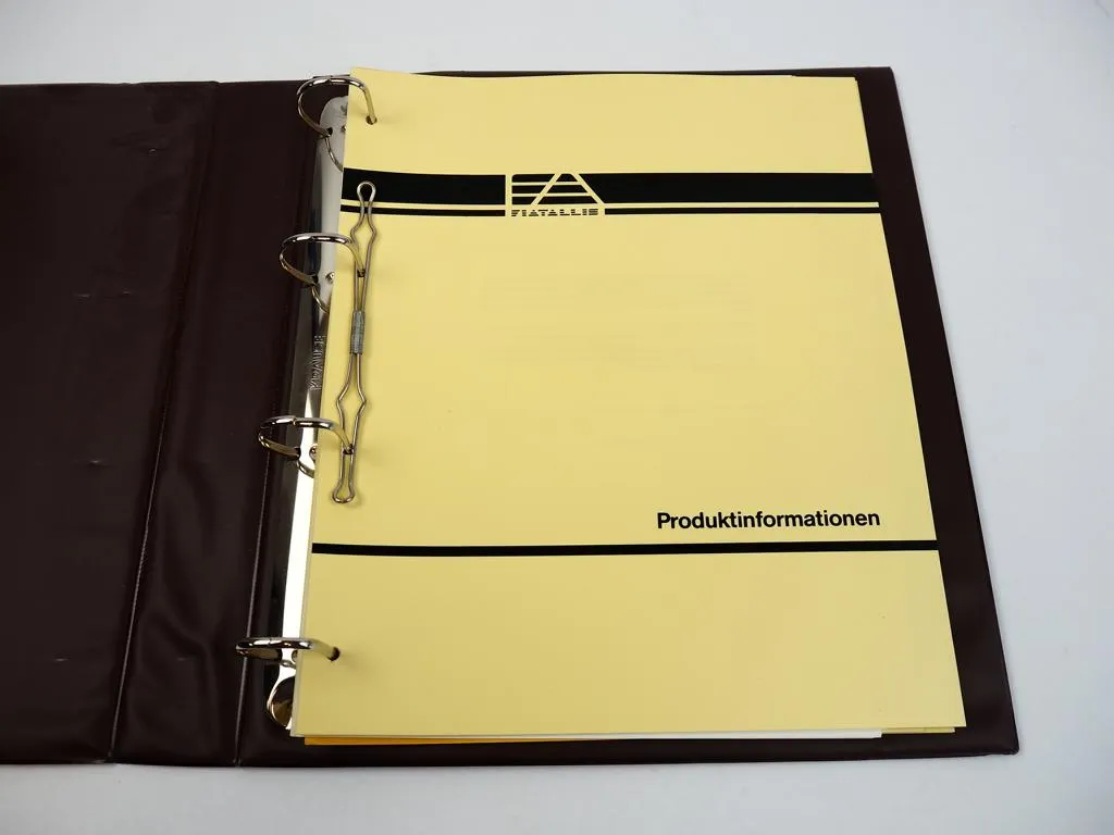 Fiatallis Laderaupen Planierraupen Prospektmappe mit 10 Prospekten 1991