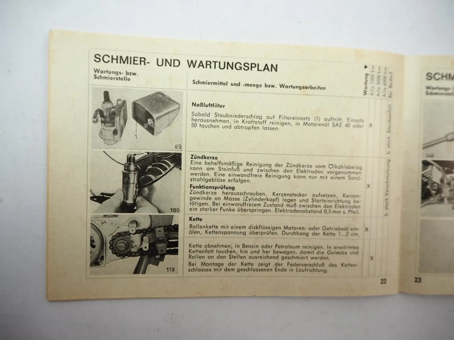 Fichtel & Sachs 50/2 MB MLB Motor Betriebsanleitung Bedienung Wartung 1970