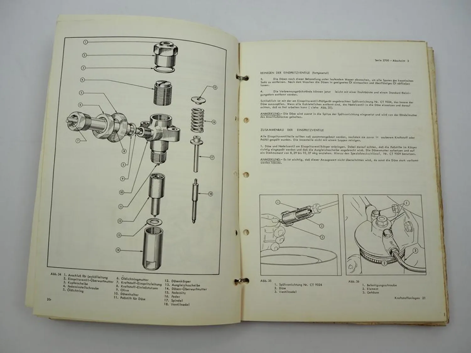 Ford 2700 Baureihe 4 & 6 Zyl. 2701E 2703E 2704E Motor Werkstatthandbuch 1969
