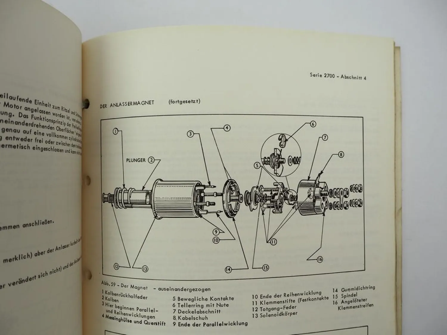 Ford 2700 Baureihe 4 & 6 Zyl. 2701E 2703E 2704E Motor Werkstatthandbuch 1969