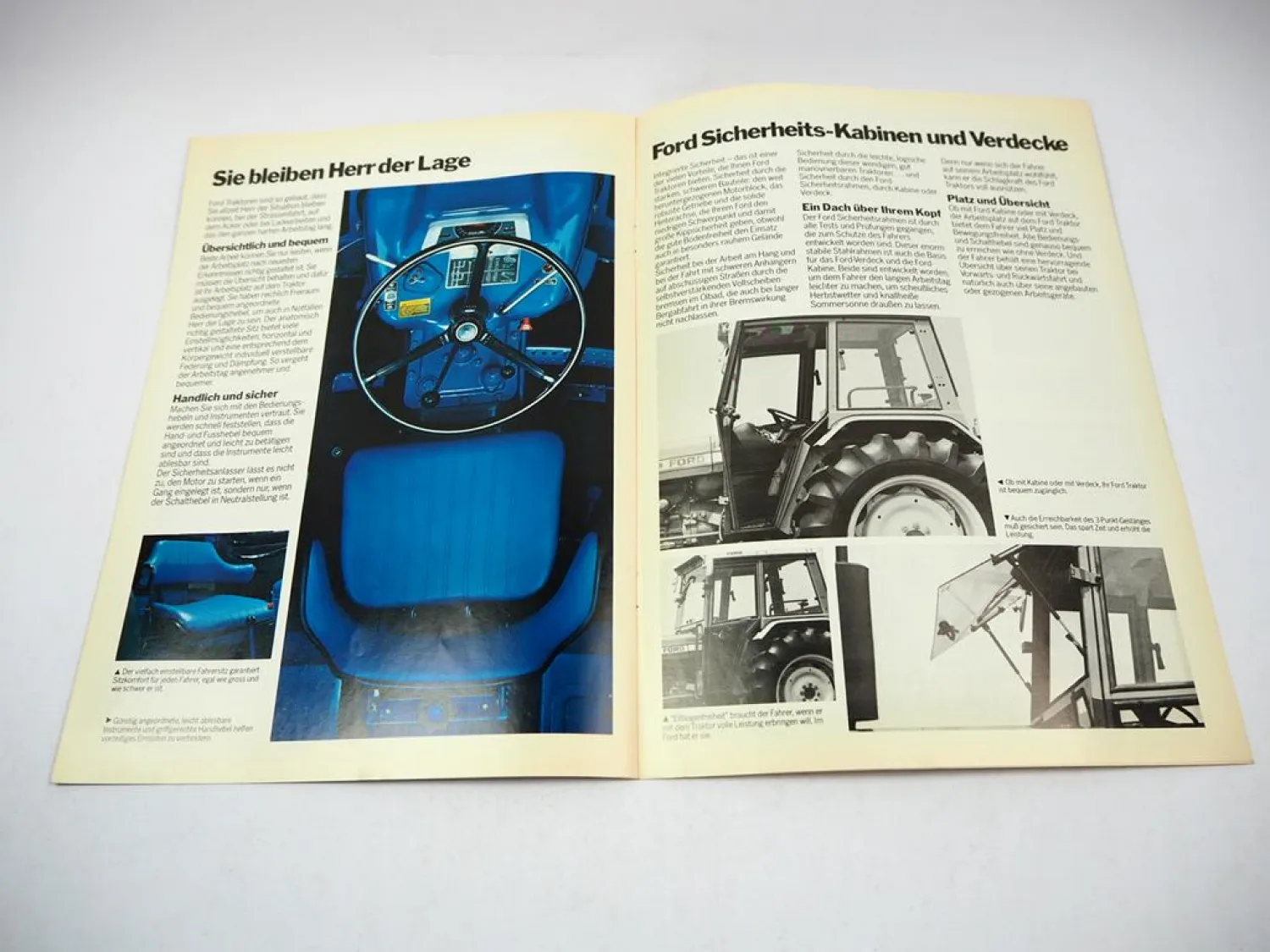Ford 6600 Traktor Prospekt Technische Daten Beschreibung 12/1977
