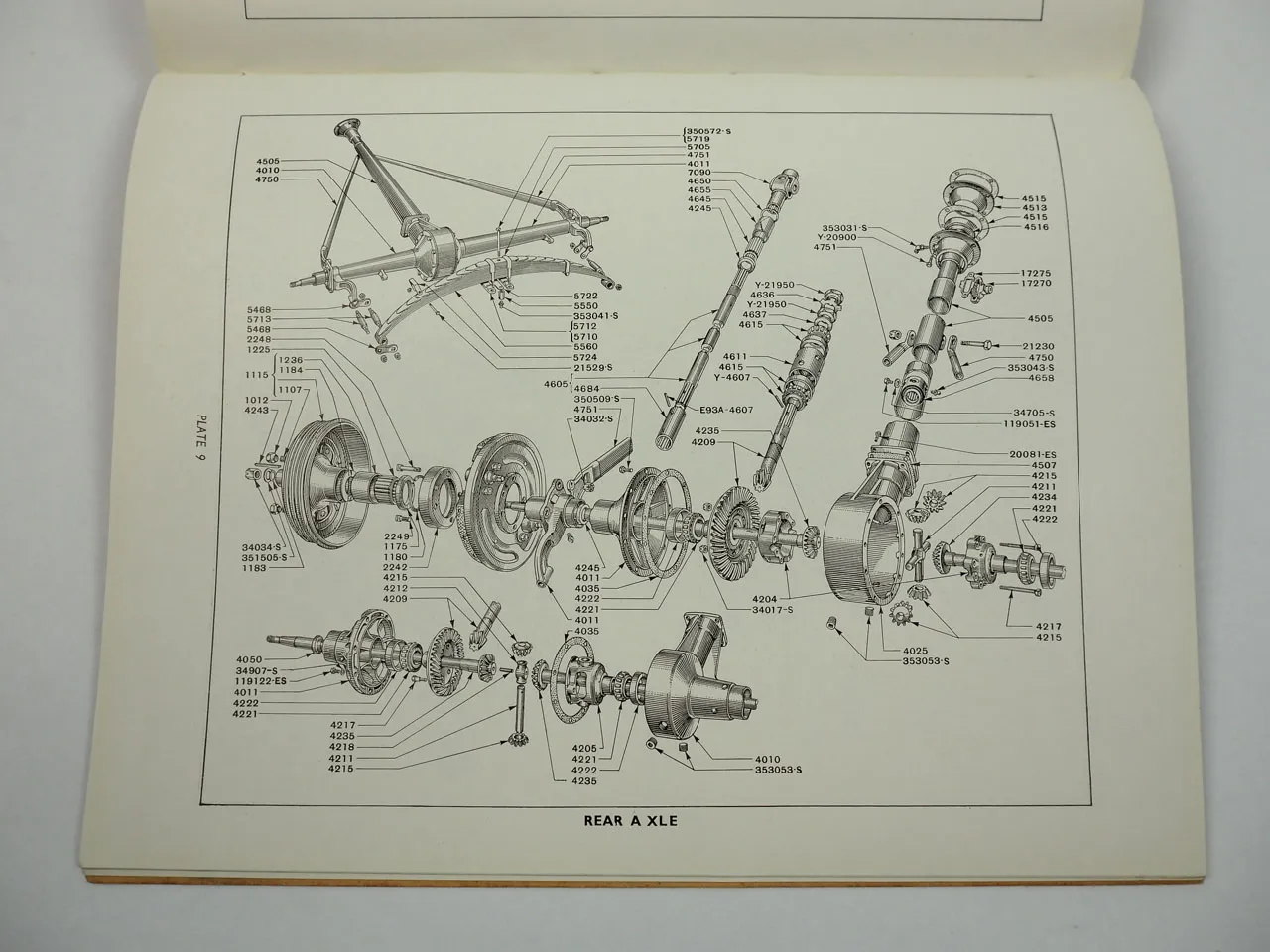 Ford 8 10 H.P. Cars Fordson 5 10 Cwt. Van Spare Parts List 1932/49 England