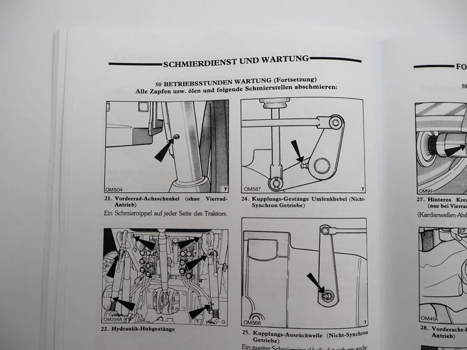Ford 8530 8630 8730 8830 Bedienungsanleitung Betriebsanleitung Traktor
