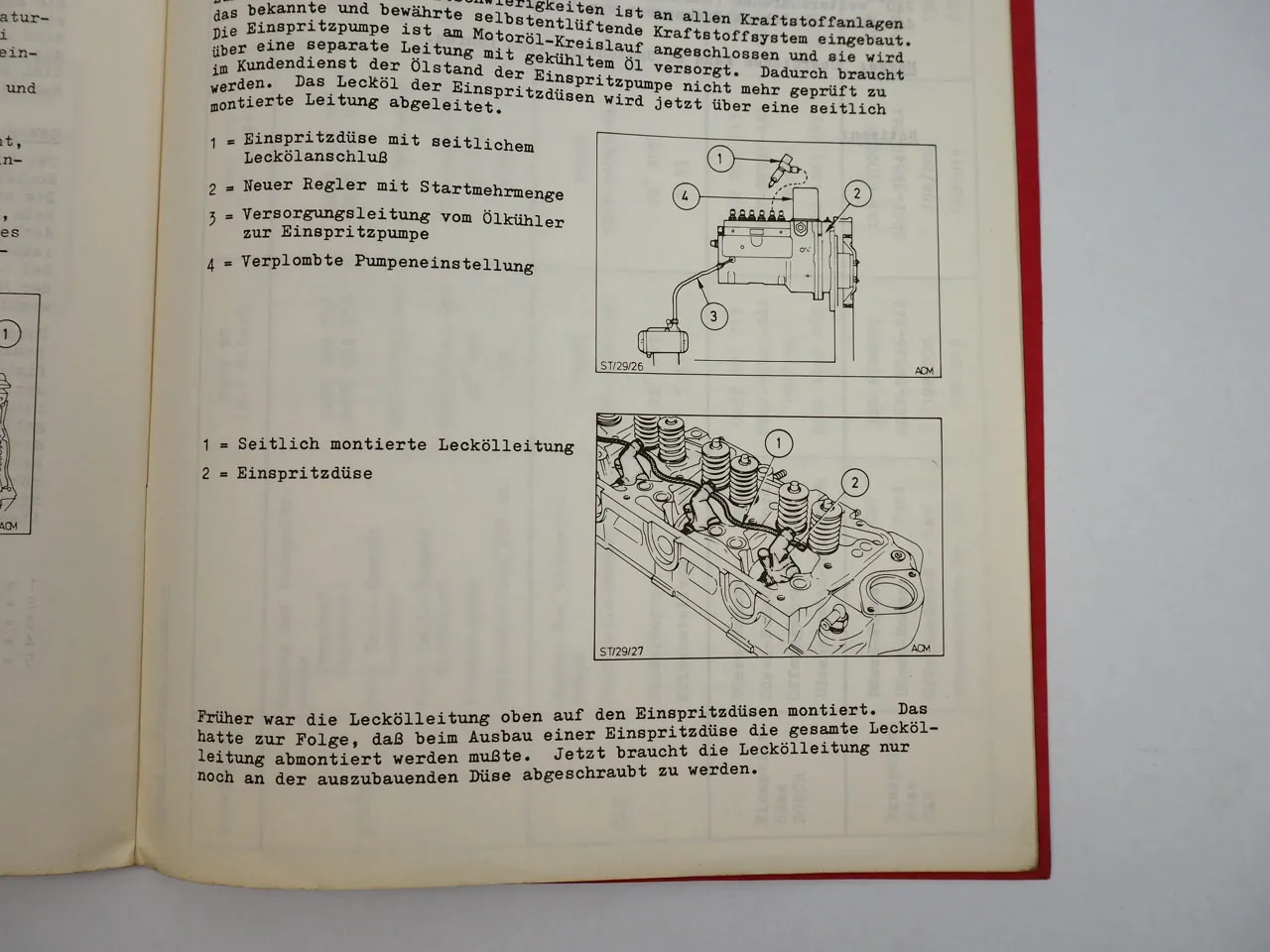 Ford Cargo LKW Serie 90 110 130 150 Dieselmotor Technische Information 1982