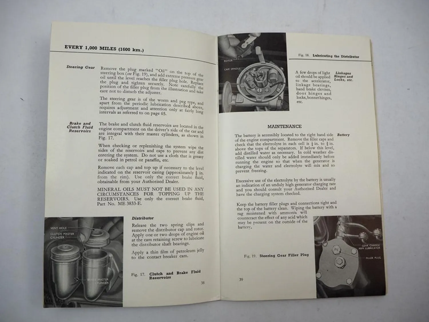 Ford Consul II 1700 ccm Instruction Book Maintenance 1957