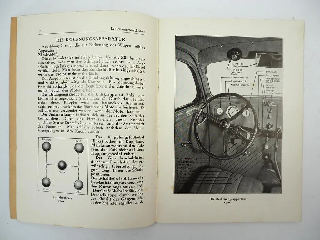 Ford Eifel 5/34 PS Betriebsanleitung Bedienung Ersatzteilliste 1938