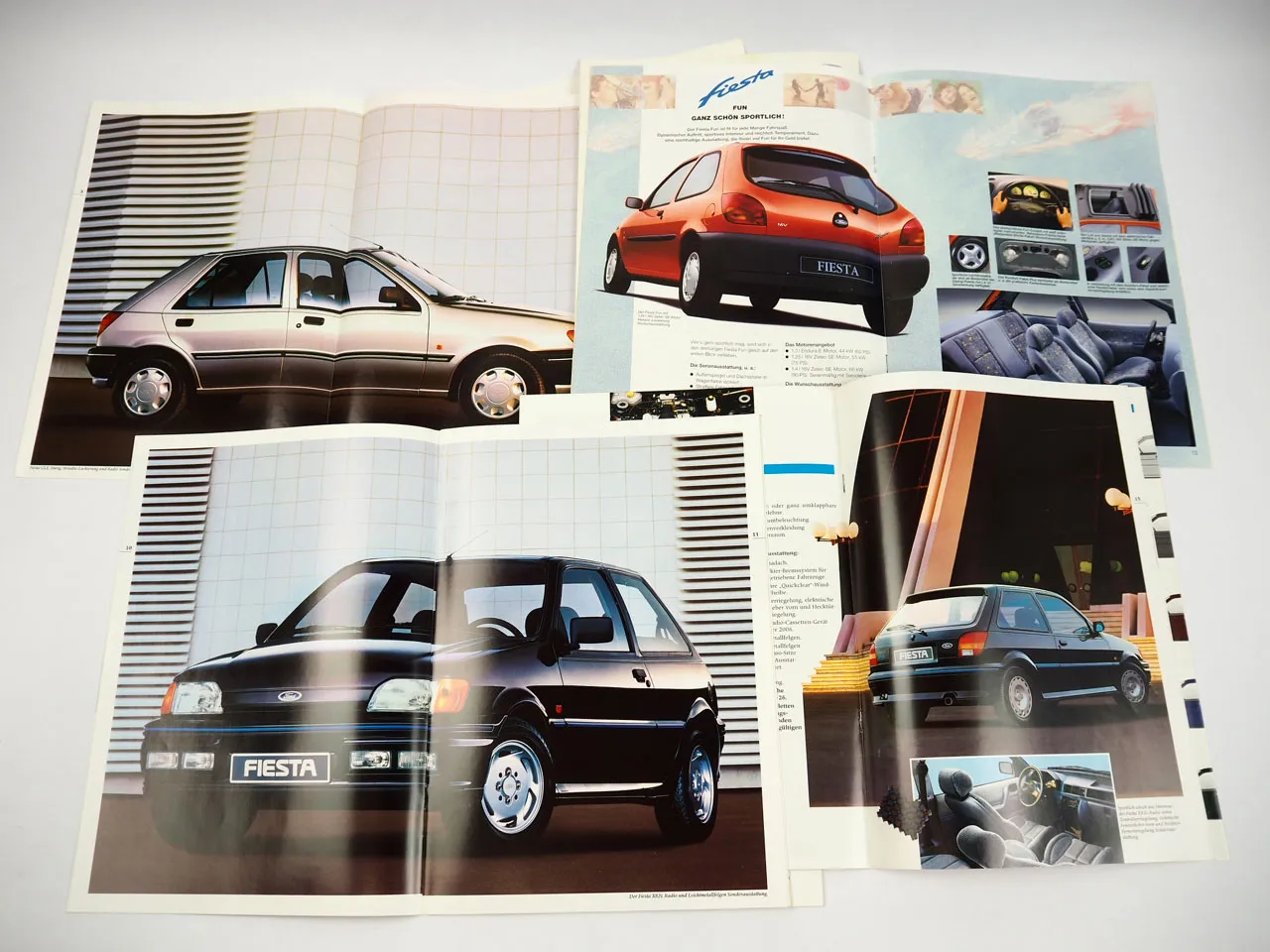 Ford Fiesta 3 4 Focus Flair Fun Ghia Champ Courier 6x Prospekt 1990er