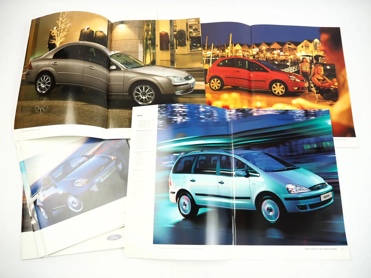 Ford Fiesta Focus C-Max Streetka Mondeo Galaxy 7x Prospekt 2002/03