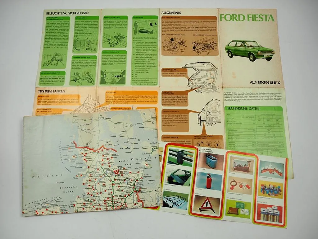 Ford Fiesta MK1 Bedienungsanleiung Betriebsanleitung 1976