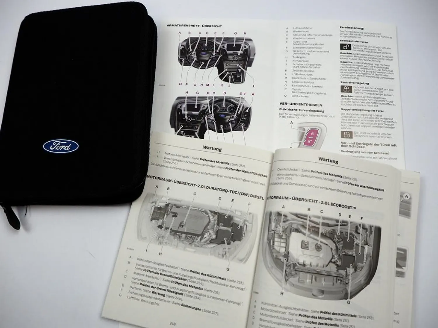 Ford Focus 3 Mk3 Turnier Betriebsanleitung Bedienungsanleitung 7/2016 Bordmappe