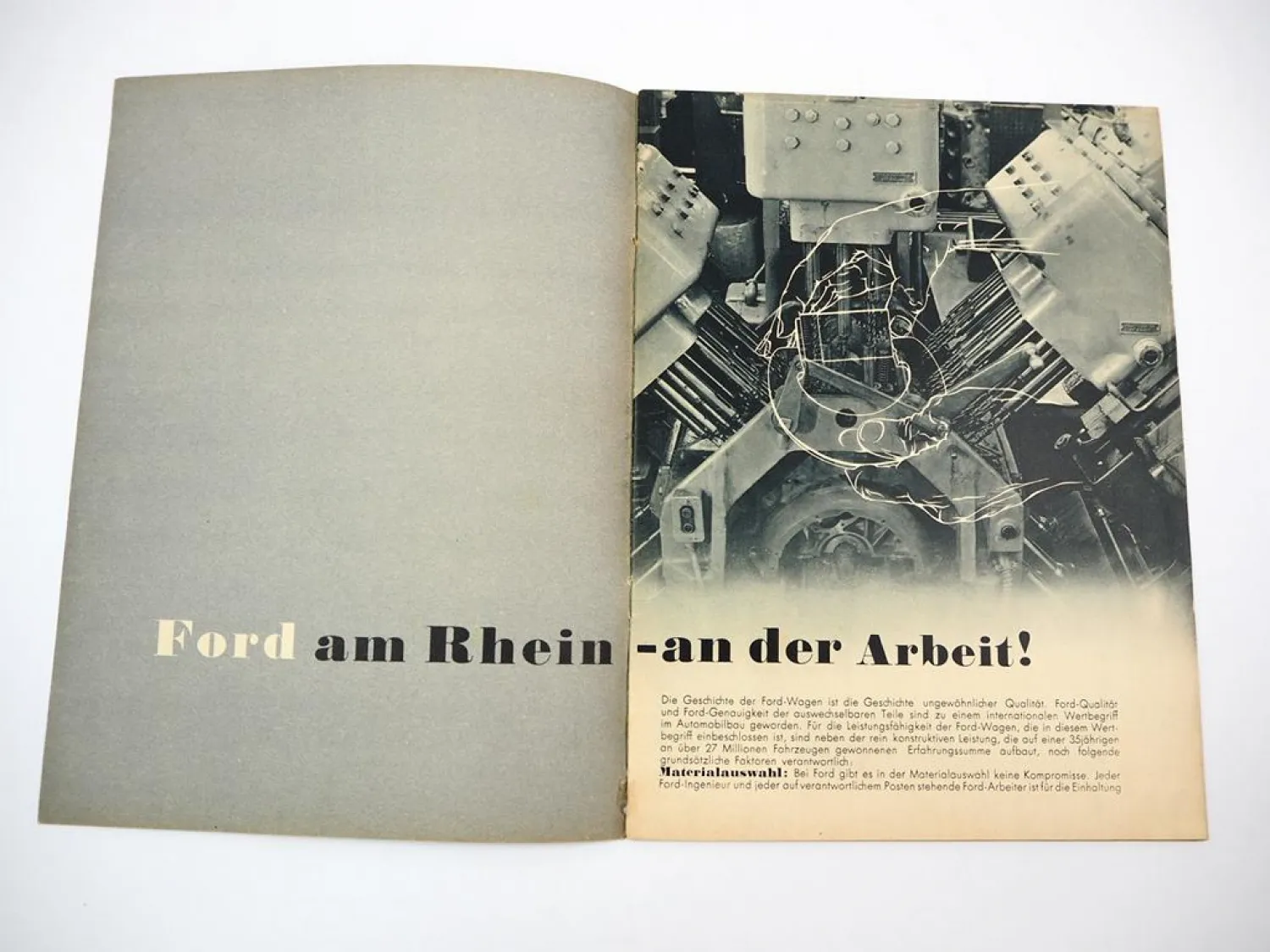 Ford im Bild Firmenzeitschrift Nr. 1/2 Jahrgang 1939 Köln