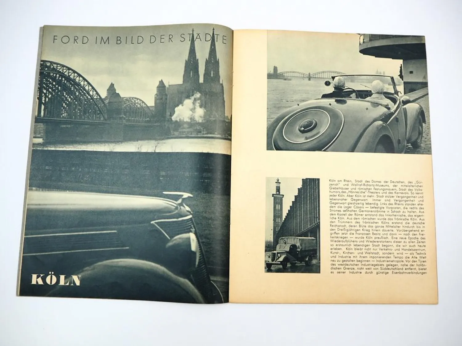 Ford im Bild Firmenzeitschrift Nr. 1/2 Jahrgang 1939 Köln
