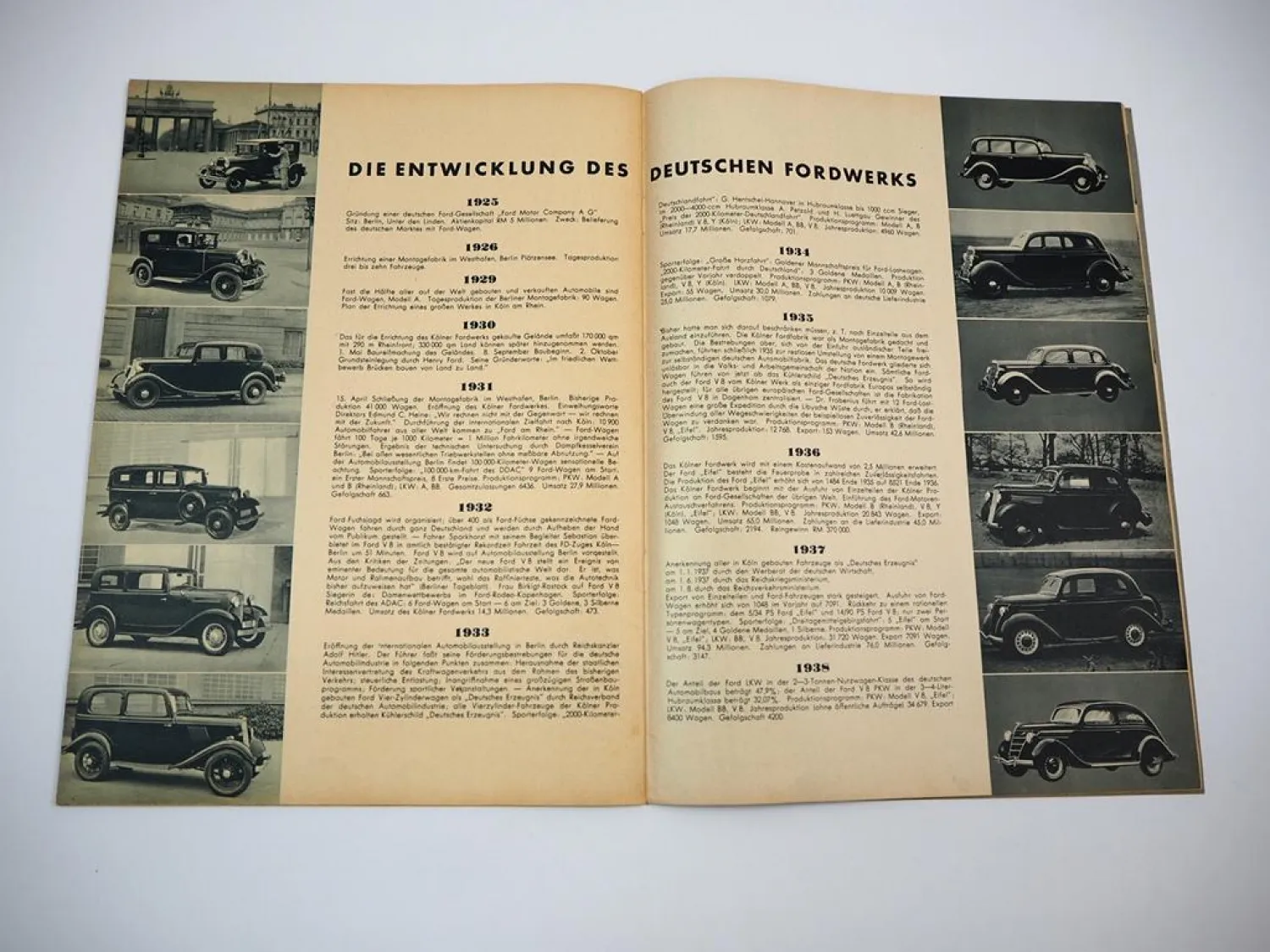 Ford im Bild Firmenzeitschrift Nr. 1/2 Jahrgang 1939 Köln