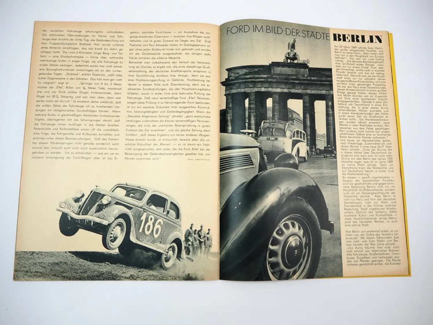 Ford im Bild Firmenzeitschrift Nr. 5/6 Jahrgang 1939 Köln Taunus