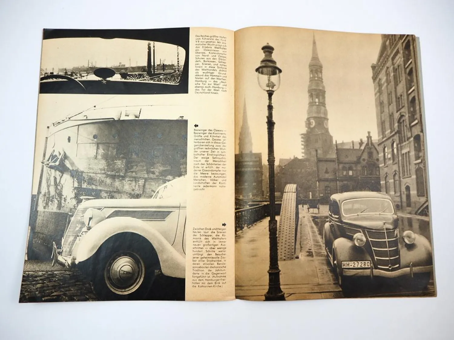 Ford im Bild Firmenzeitschrift Nr. 7/8 Jg 1938 Eifel V8 bei Henry Ford in New York