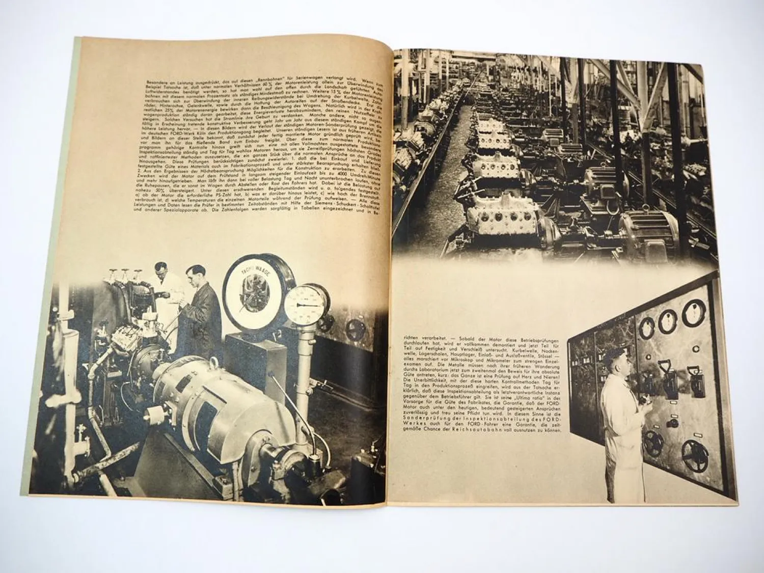 Ford im Bild Firmenzeitschrift Nr. 9/10 Jg 1937 Max Poepel Schmiede Presse Ball