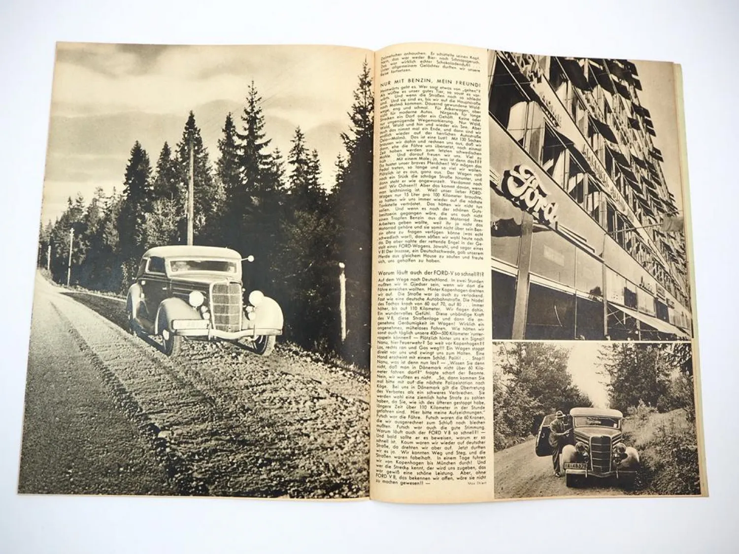 Ford im Bild Firmenzeitschrift Nr. 9/10 Jg 1937 Max Poepel Schmiede Presse Ball