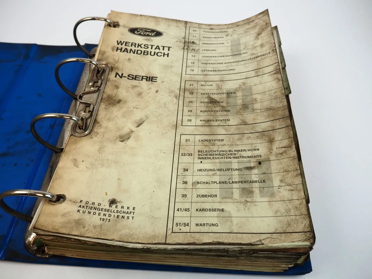 Ford N-Serie LKW N 07 - 14 NA18 Werkstatthandbuch Reparaturanleitung 1973 - 1980