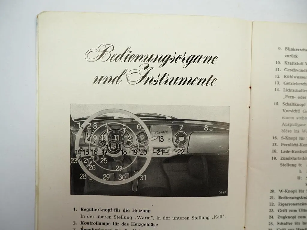 Ford Taunus 12M G13 Bedienungsanleitung Betriebsanleitung 1953