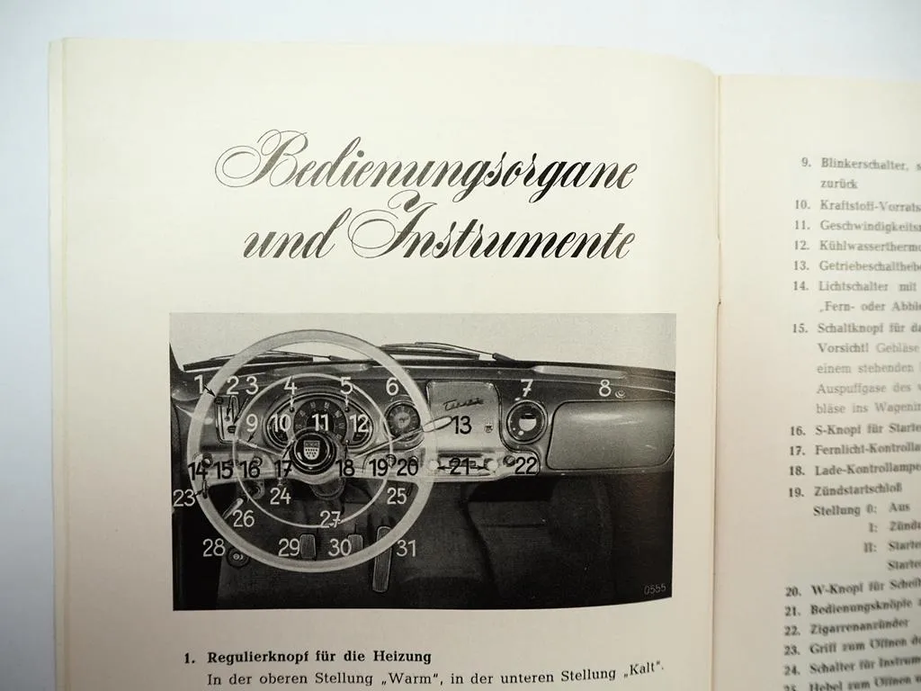 Ford Taunus 12M G13 Bedienungsanleitung Betriebsanleitung 1954