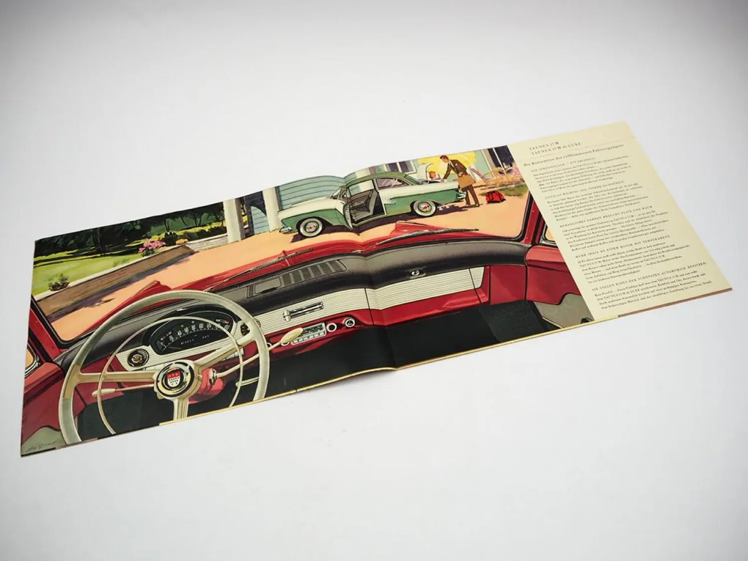 Ford Taunus 17 M P2 PKW Prospekt Technische Daten Produktvorstellung ca. 1957