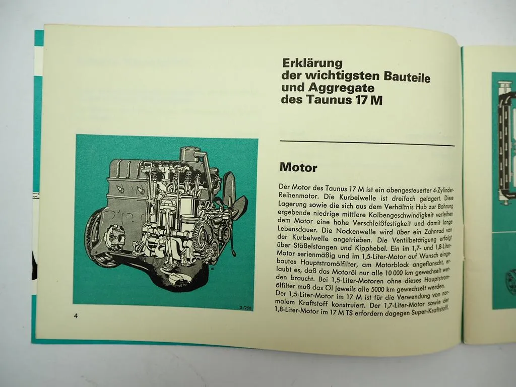 Ford Taunus 17M P3 Selbsthilfeanleitung Wartung Pflege 1964