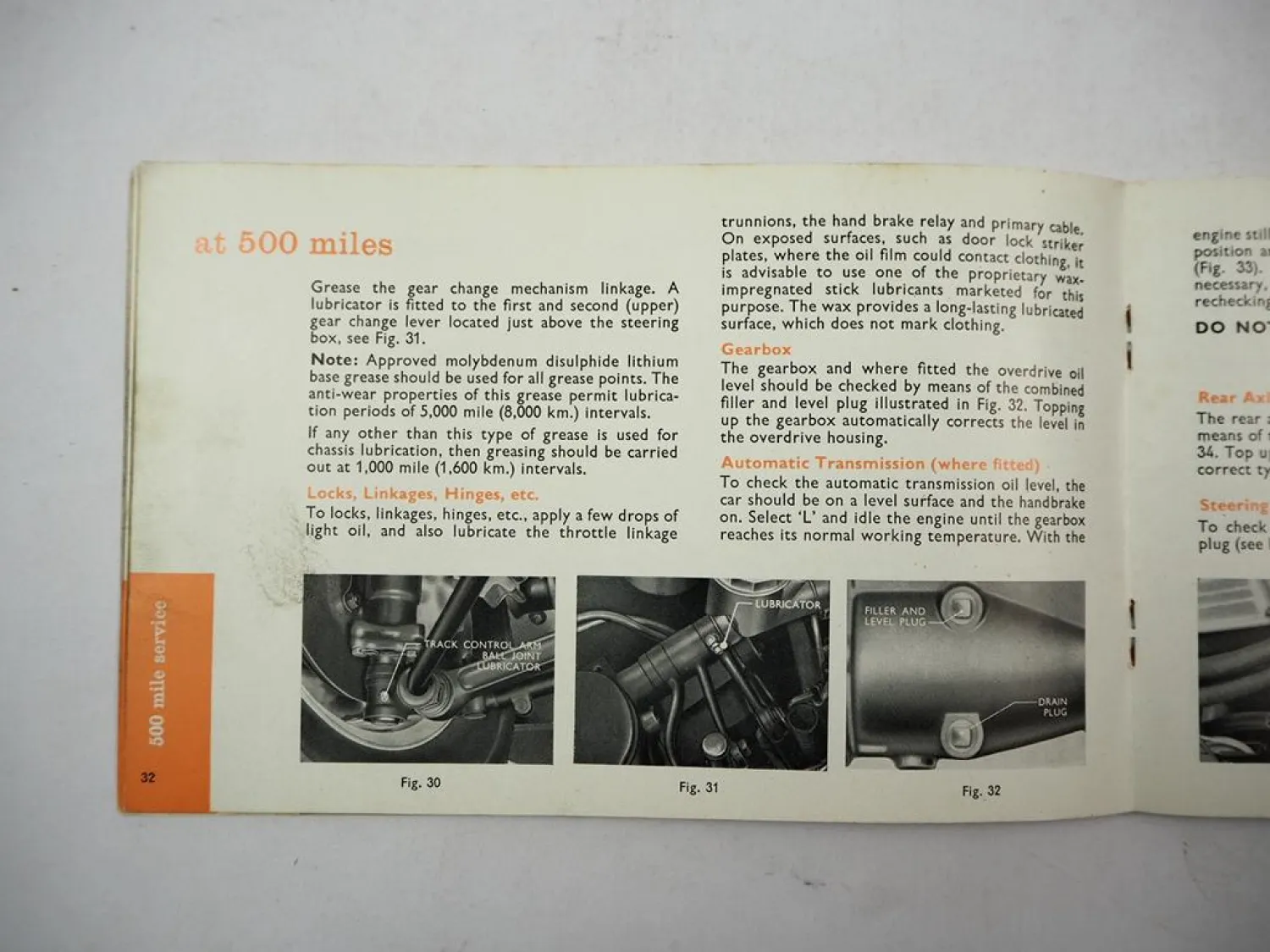 Ford Zephir 4 6 Mk III Owners Handbook Operating Instructions 1964