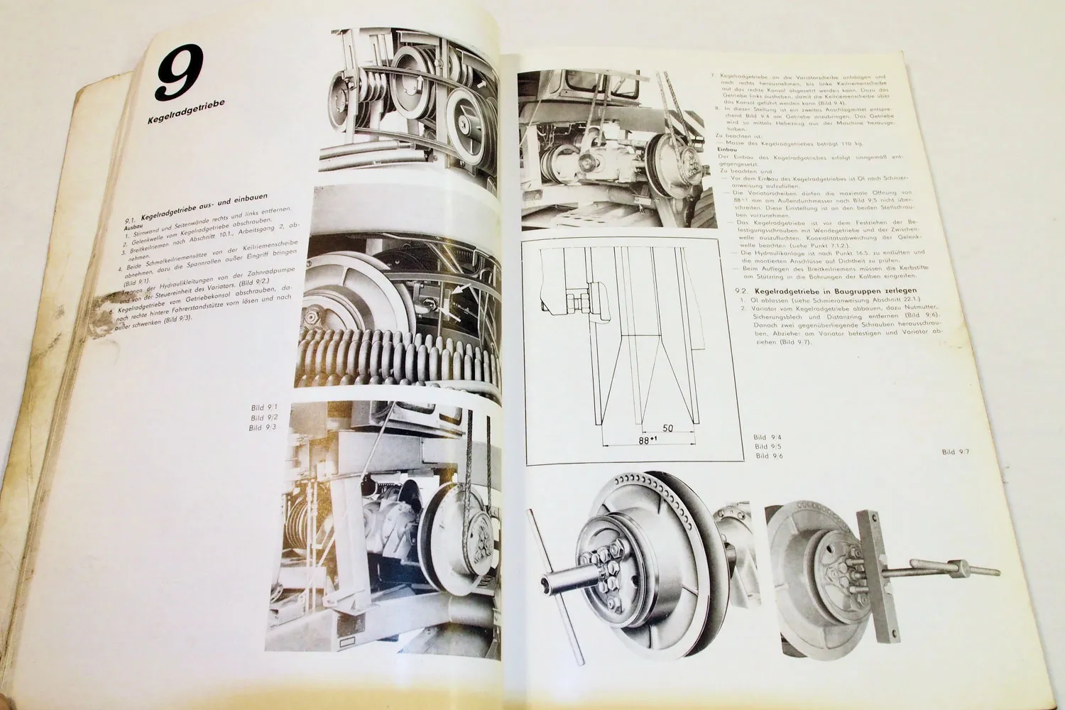 Fortschritt E301 Schwadmäher Reparaturanleitung Werkstatthandbuch 8/1973