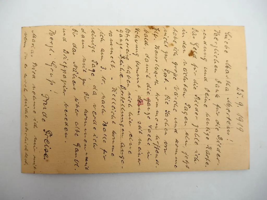 Foto AK Bechtsbüttel Meine 1919 Niedersachsen