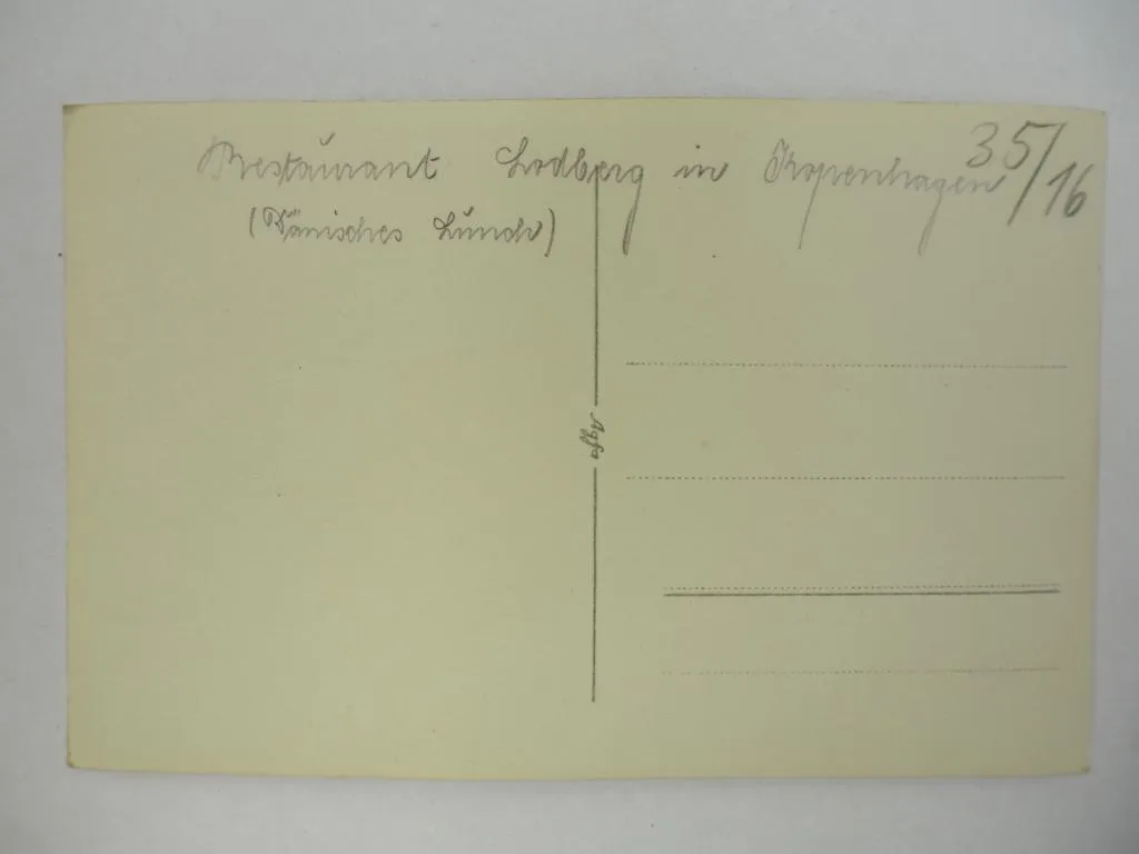 Foto AK Kopenhagen Restaurant Lodberg Dänemark um 1925