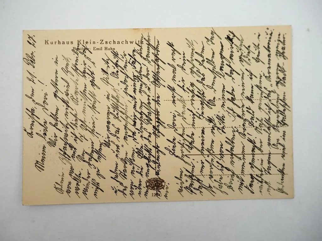 Foto AK Kurhaus Klein Zschachwitz Dresden Sachsen 1927