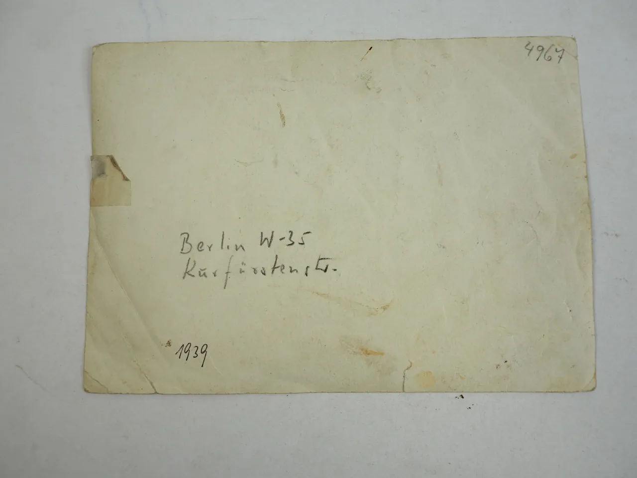 Foto Berlin Kurfürstenstrasse Luftwaffe 1939 Wk2