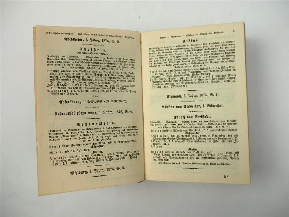 Freiherrliches Gothaisches Genealogisches Taschenbuch Perthes 1877 Adel