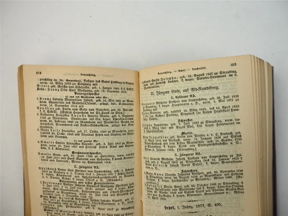 Freiherrliches Gothaisches Genealogisches Taschenbuch Perthes 1878 Adel