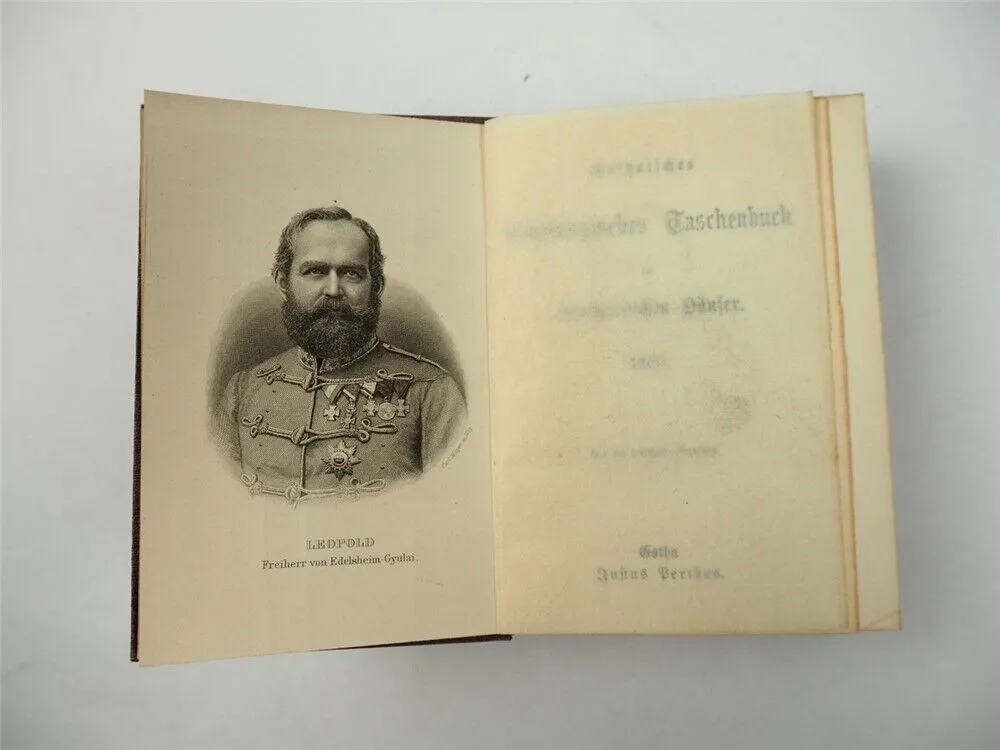 Freiherrliches Gothaisches Genealogisches Taschenbuch Perthes 1883 Adel