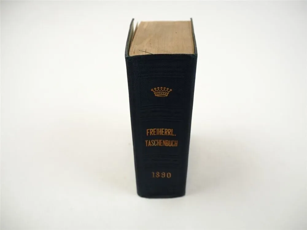 Freiherrliches Gothaisches Genealogisches Taschenbuch Perthes 1890 Adel