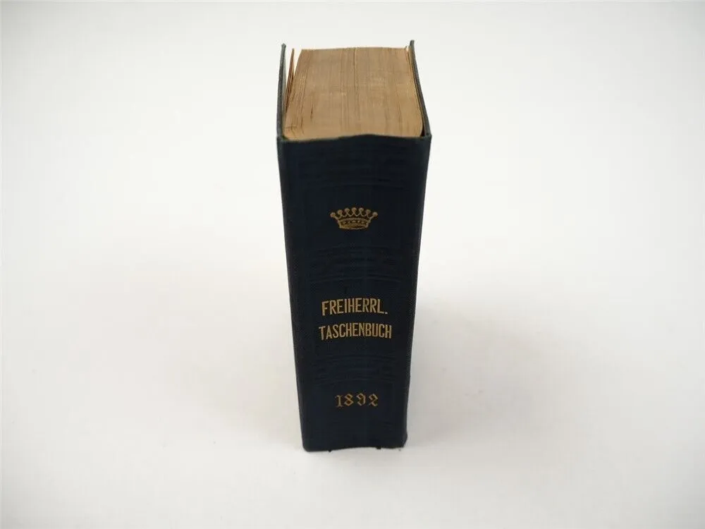 Freiherrliches Gothaisches Genealogisches Taschenbuch Perthes 1892 Adel