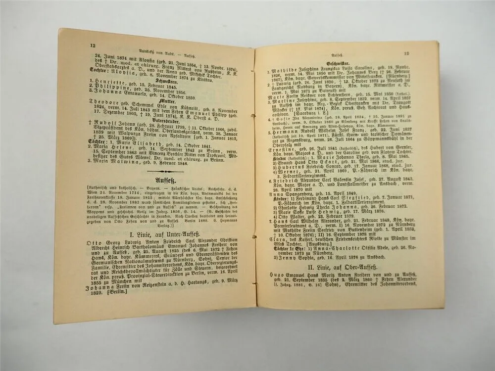 Freiherrliches Gothaisches Genealogisches Taschenbuch Perthes 1892 Adel