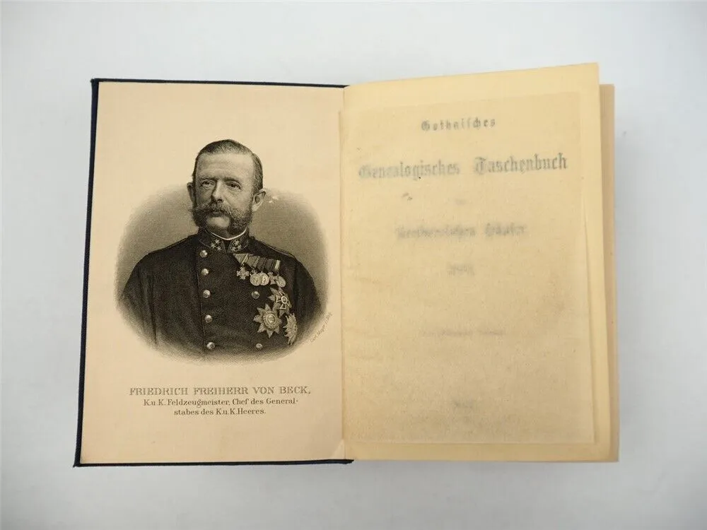 Freiherrliches Gothaisches Genealogisches Taschenbuch Perthes 1893 Adel