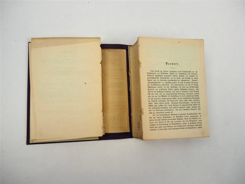 Freiherrliches Gothaisches Genealogisches Taschenbuch Perthes 1896 Adel