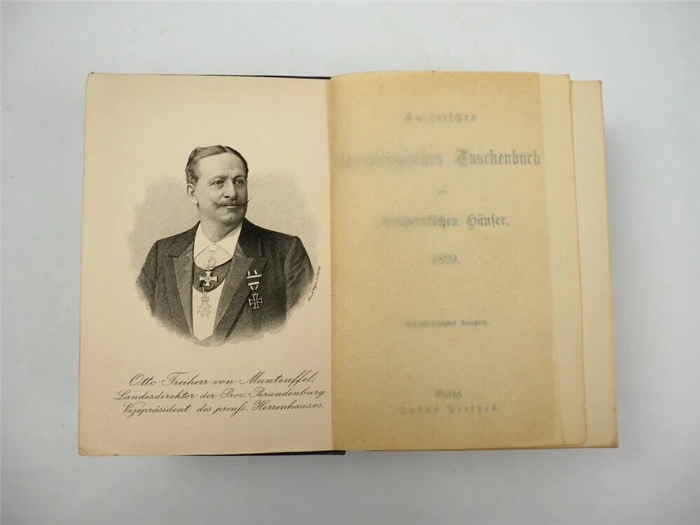 Freiherrliches Gothaisches Genealogisches Taschenbuch Perthes 1899 Adel