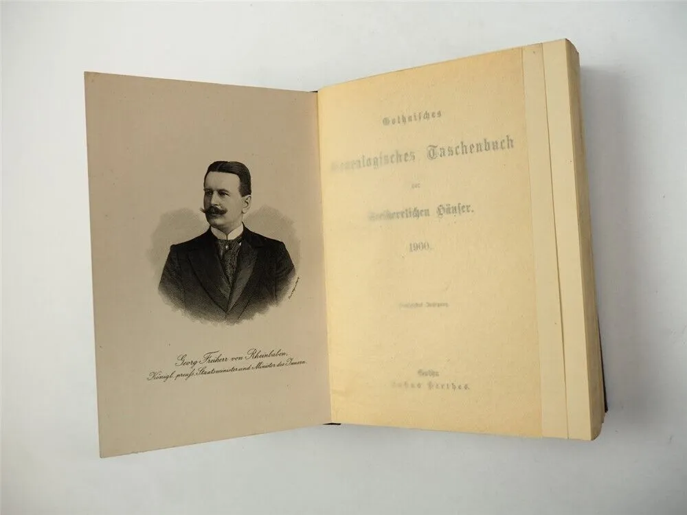 Freiherrliches Gothaisches Genealogisches Taschenbuch Perthes 1900 Adel
