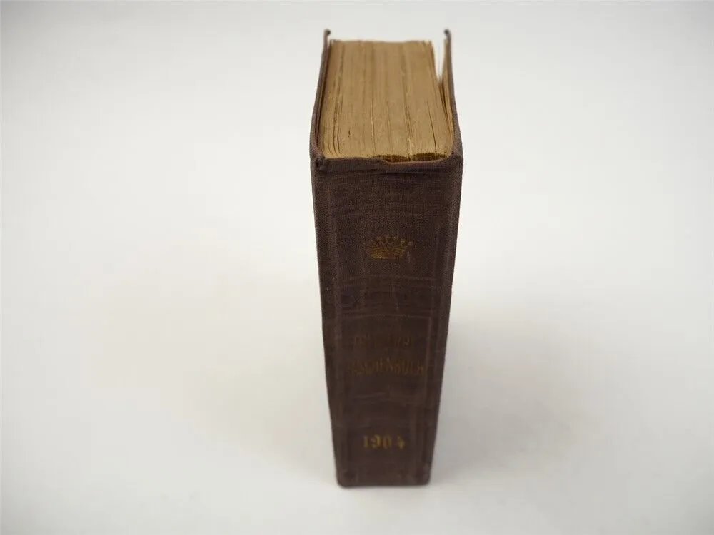 Freiherrliches Gothaisches Genealogisches Taschenbuch Perthes 1904 Adel