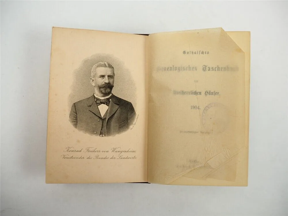 Freiherrliches Gothaisches Genealogisches Taschenbuch Perthes 1904 Adel