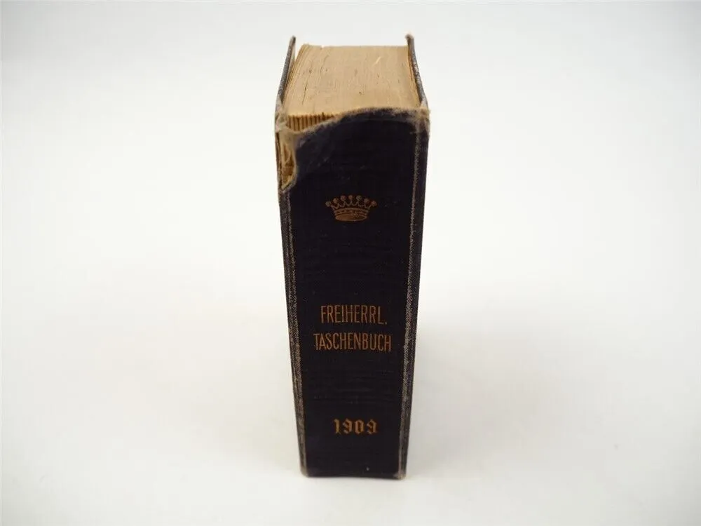 Freiherrliches Gothaisches Genealogisches Taschenbuch Perthes 1909 Adel