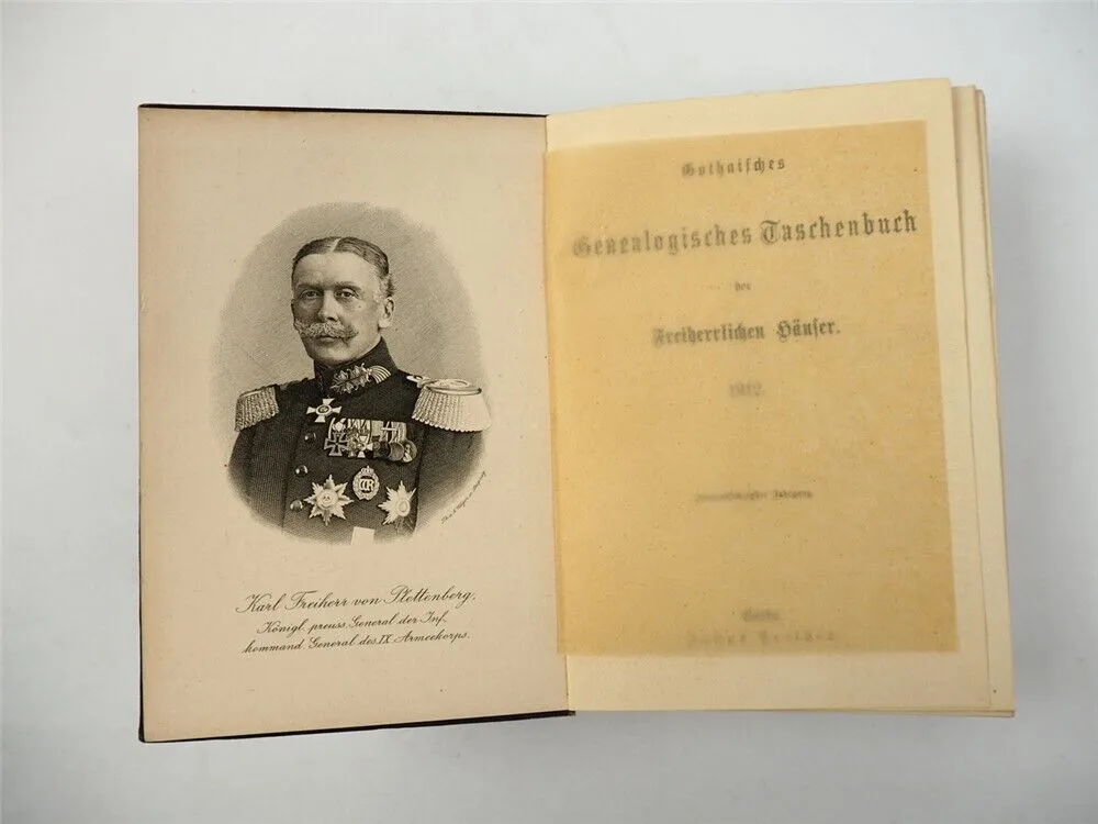 Freiherrliches Gothaisches Genealogisches Taschenbuch Perthes 1912 Adel