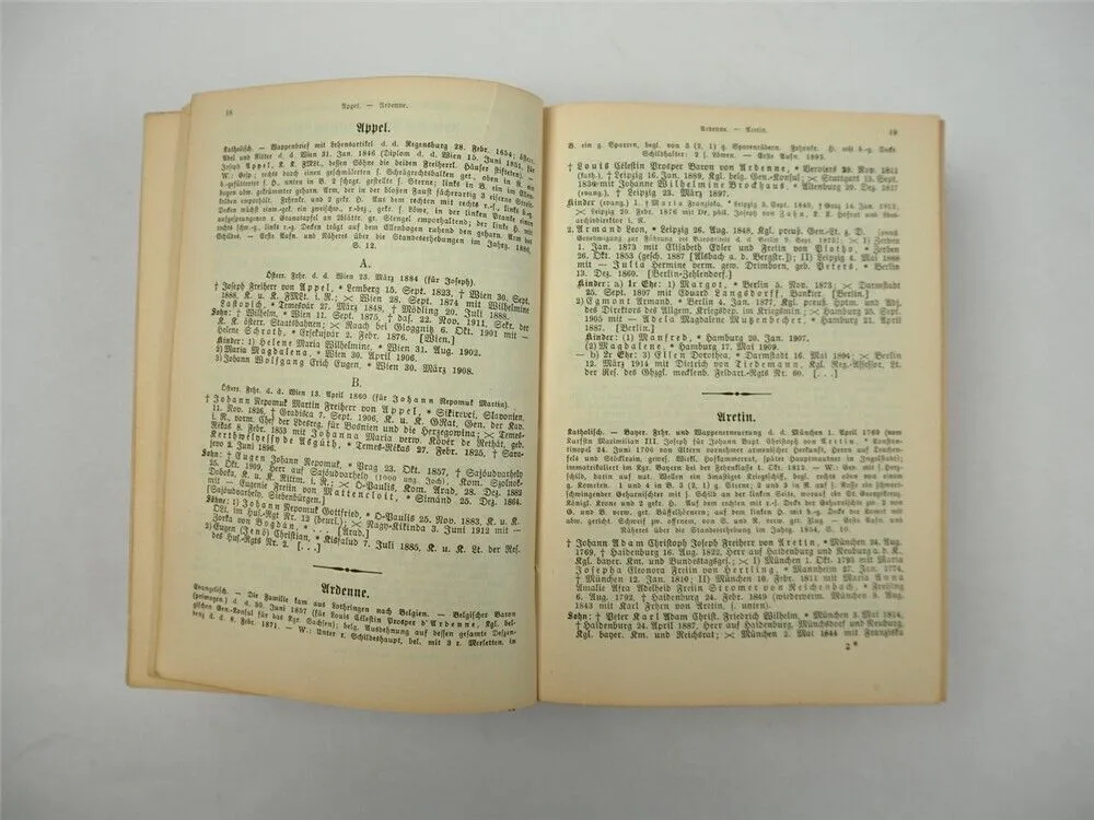 Freiherrliches Gothaisches Genealogisches Taschenbuch Perthes 1915 Adel