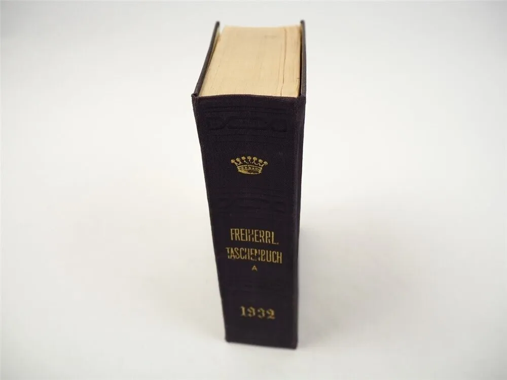 Freiherrliches Gothaisches Genealogisches Taschenbuch Perthes 1932 Adel