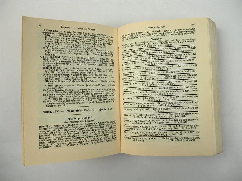 Freiherrliches Gothaisches Genealogisches Taschenbuch Perthes 1932 Adel