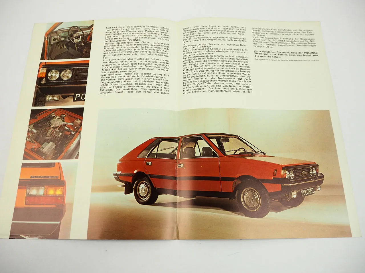 FSO Polonez 1500 PKW Prospekt 1978 Polen
